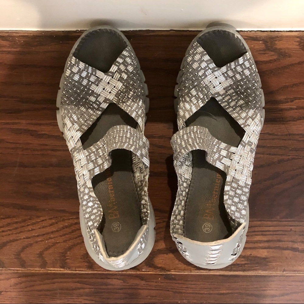 Bernie Mev silver sandals